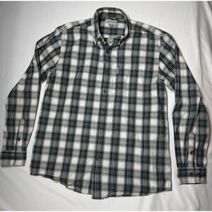 Carhartt Men's Button Down Plaid Long Sleeve Shirt Cotton Casual Relaxed Fit‎ M